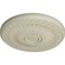 Ekena Millwork Randee Ceiling Medallion (Fits Canopies up to 3 7/8"), Hand-Painted Clear Yellow, 20"OD x 1 3/8"P CM20HACYF - alternate 2
